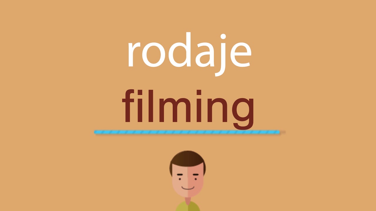 Cómo se dice rodaje en inglés idioma de colombia
