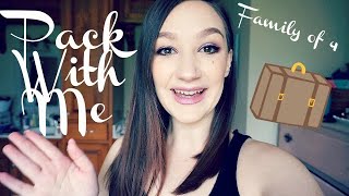 PACK WITH ME| FAMILY OF 4| BABYMOON WITH KIDS