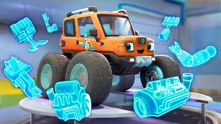 monster truck shark truck ice cream truck car songs kids