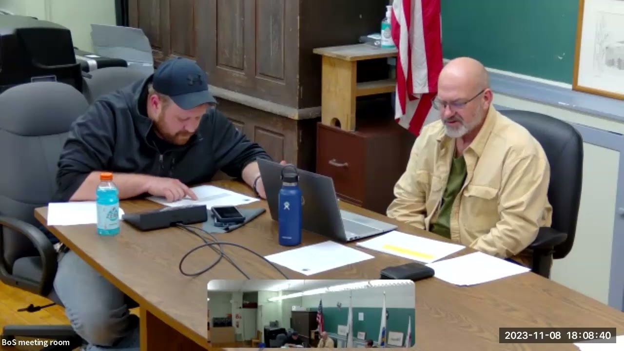 Finance Committee Meeting 11-8-23