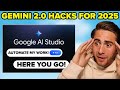 7 Gemini 2.0 Hacks You NEED to Know in 2025 (Gemini Tutorial For Beginners)