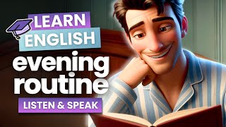 My Evening Routine | Improve Your English | English Listening Skills