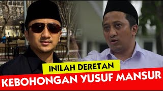 🔴 INI DERETAN KEBOHONGAN YUSUF MANSUR ❗❗ PART 1