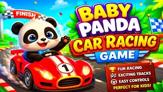 Baby Panda Car Racing Game 🐼🚗 | Fun Kids Car Racing Gameplay | Best Racing Game for Kids screenshot 5