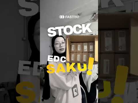 ✅ STOK EDC SAKU READY!
EDC Saku Fastpay siap kirim 🚚
Langsung pakai, tanpa nunggu PO ya juragan!
Co