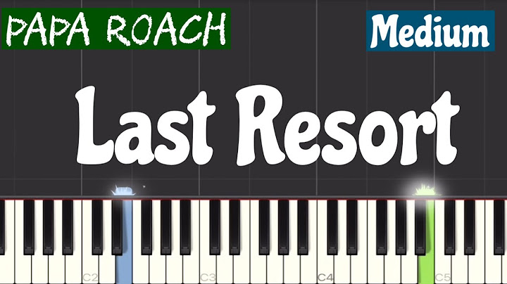 Last Resort Piano version - Piano performance video thumbnail
