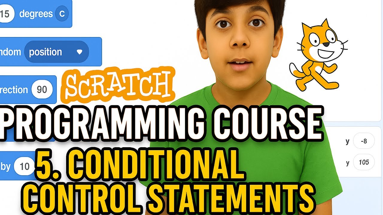 Conditional Control Statements Lesson 5 || Scratch Programming || 