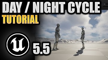 Create A Simple Day Night Cycle - Unreal Engine 5.5 DaySequence Plugin