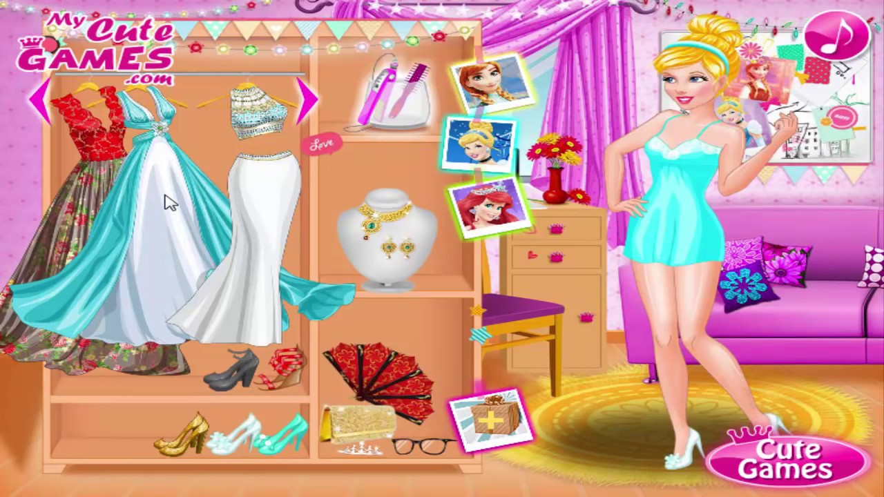 Disney Frozen Dress up games Ellies Trip to Arendelle; Elsa and Anna Japanese Fashion YouTube