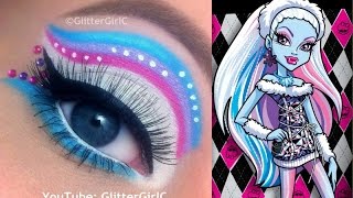 Monster High's Abbey Bominable Makeup Tutorial