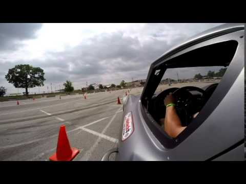 Josh Leisinger peddaling the Summit Racing Crusher II Corvette At Indy Goodguys