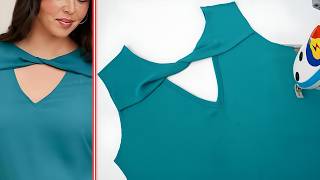 ✅ Great neck design cutting and sewing tips⚡Secrets tailoring they will be useful at any time