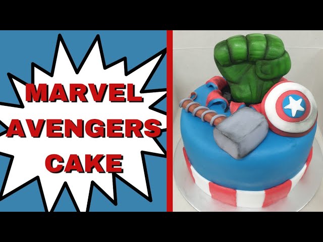 AvengerS SUPERHERO CAKE F