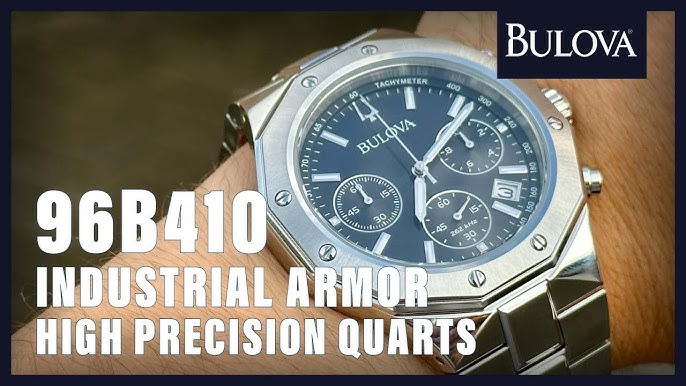 Bulova Men\'s Classic Chronograph Black Dial Stainless Steel Bracelet Watch  | 96B410 | #bulova #watch - YouTube