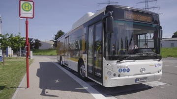 An Electric Road System charges an e-bus wirelessly and handsfree as it drives | The Karlsruhe Pilot