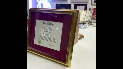 Diploma Custom framing by nj frame shop framing www.ModernMemoryDesign.com Hasbrouck Heights New Je