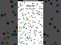 Day 34 | Squares 125 #shorts