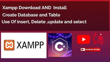 How to download and isntall XAMPP || How to Create database ,table AND apply all query