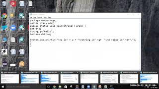 OOPS WITH JAVA - EXP 1 19CSL46 M OVERLOADING MATH ARRAYS (CSE Department)