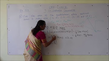 CBSE Class 10 Mathematics Coordinate Geometry - Exercise 7.3 (Part 25)