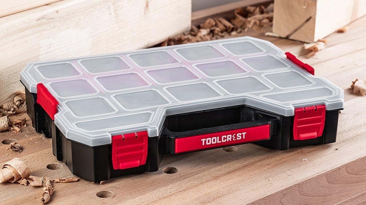 TOOLCREST Stackable Case Organizer - Available at Toolportal.eu - YouTube