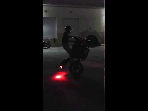Circle wheelie practice