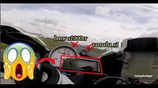Yamaha R1 vs 800HP Camaro SS vs BWM S1000RR vs Kawasaki ZX10R (1080p) 2019