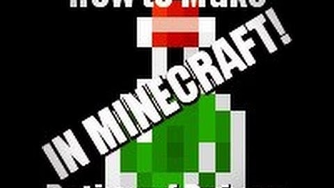 (**OLD**)How to make a splash potion of poison in MINECRAFT easy (HD)