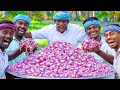 2000 CHICKEN GIZZARDS | Chicken Gizzard Fry Recipe Cooking In Village | Chicken Parts Recipe image