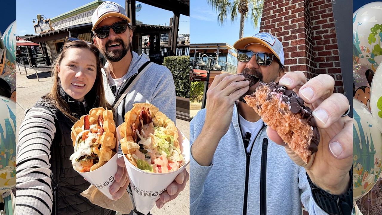 Trying NEW Snacks & Treats At Disney Springs! February 2026! Gideon's, Bubble Waffles & More!