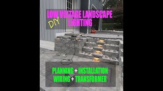 How to install hardscape low voltage lighting for steps and retaining wall-Amazon Cloudy Bay 7” LED by True Grit Development 34,540 views 2 years ago 13 minutes, 31 seconds