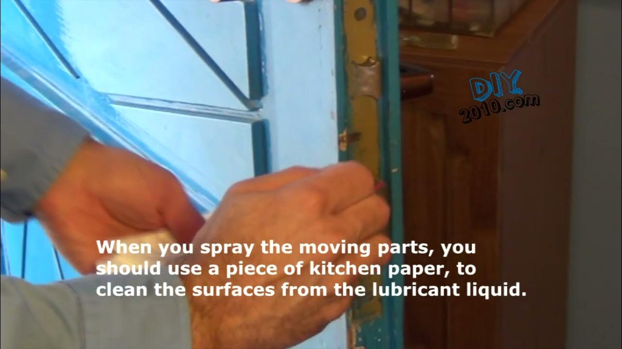 How to lubricate a noisy door How to Quiet a Squeaky Door How to
