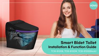 [VOVO STYLEMENT]Smart BIdet Toilet Function and Installation guide_TCB-8100BSA