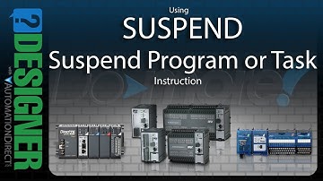 BRX Do-more Designer Using the SUSPEND Instruction from AutomationDirect