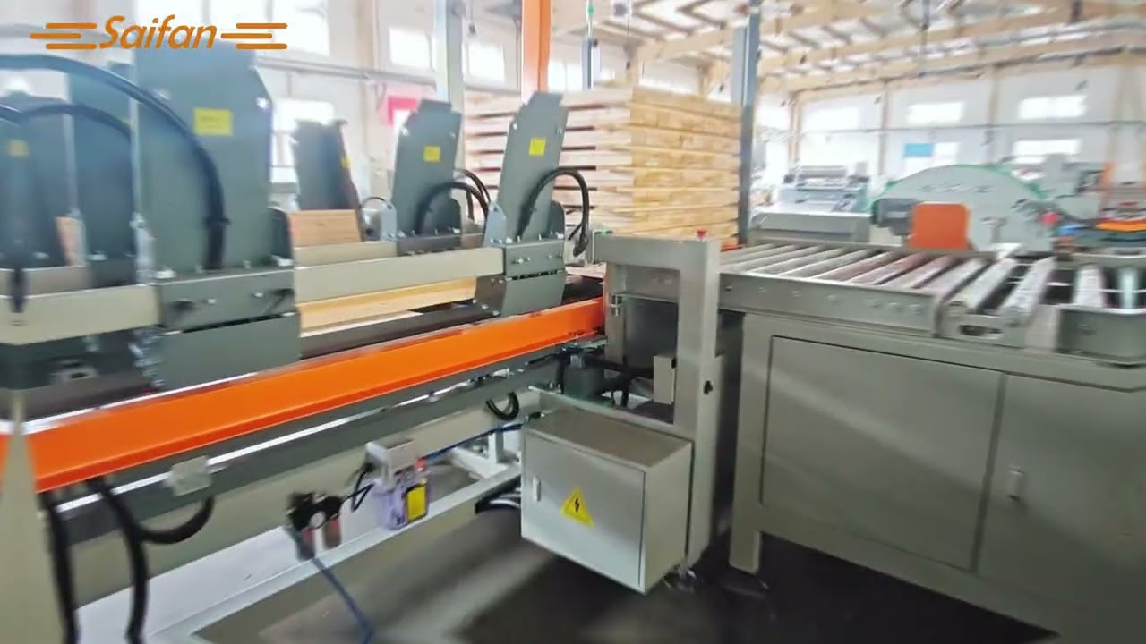 SF8010 Automatic board stacker with bundling