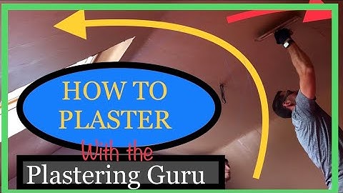 How to plaster a wall - a beginners guide - Plastering Guru