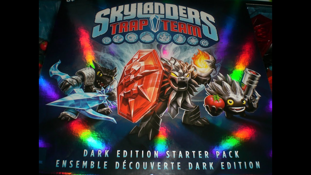 Skylanders Trap Team Dark Edition Unboxing Review - YouTube