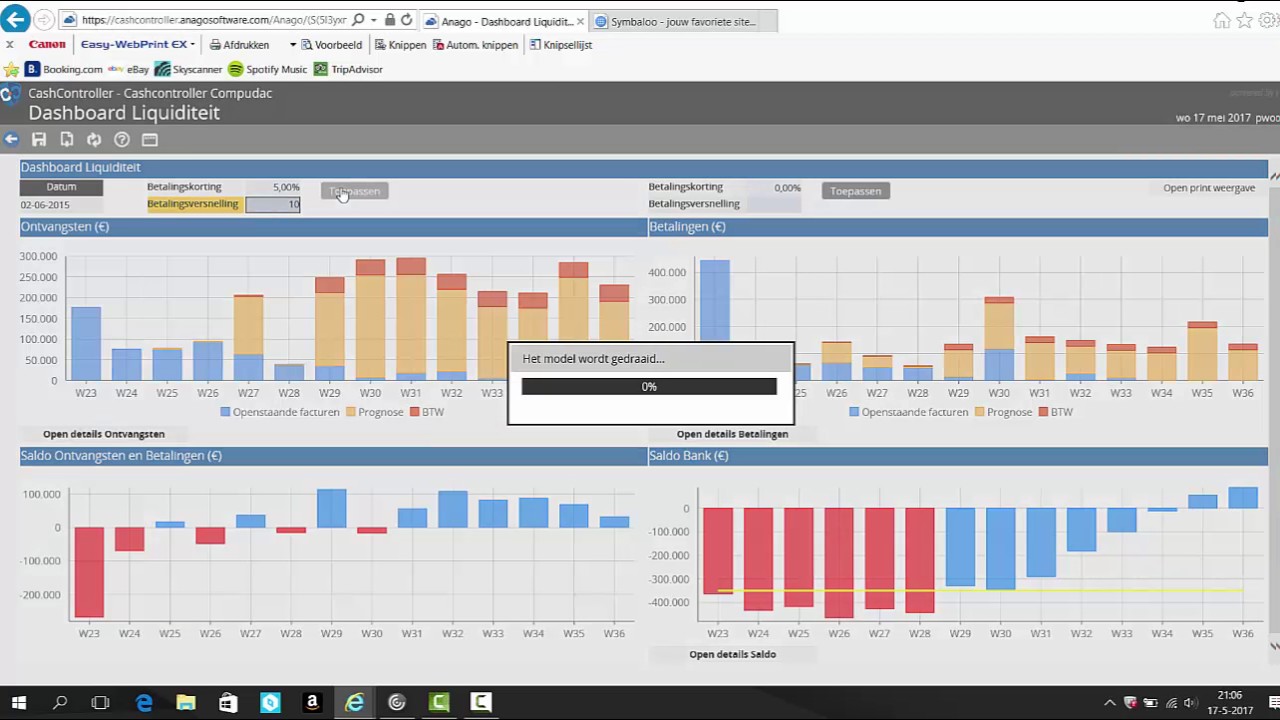 Simulatie betalingskorting debiteuren