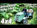 420cc Predator powered articulating 4X4 dump truck build part 11