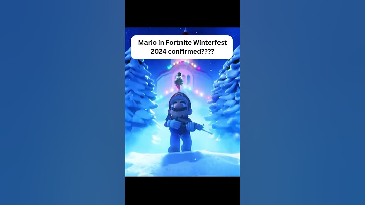Mario WinterFest 2024… #fortnite #fortniteclips