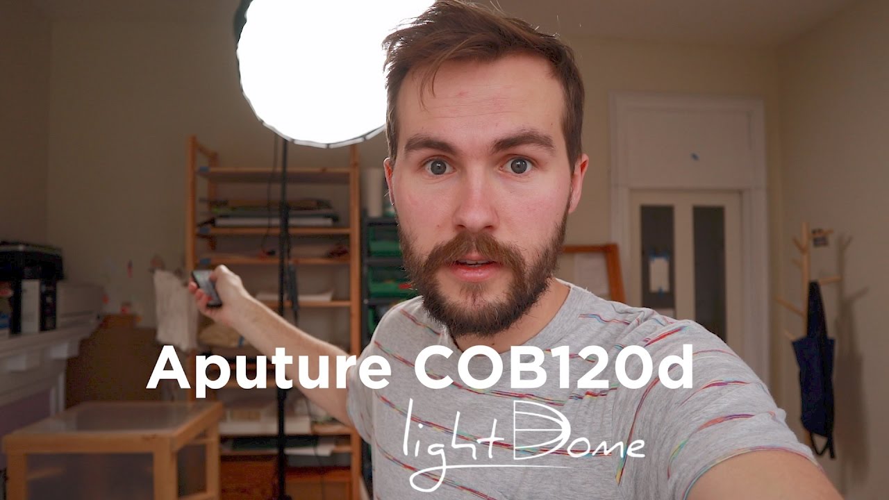 Best all around LED light?!  - Aputure COB120d with LightDome unboxing/ test