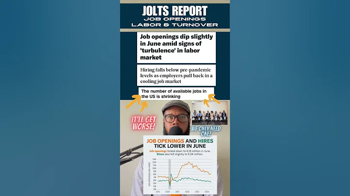 Job Openings Plunge To A 6-Year Low! It'll Get Worse! #shorts #economy #jobcuts #layoffs #recession