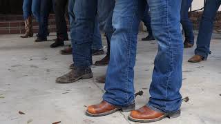 Line Dance With Boots & Spurs