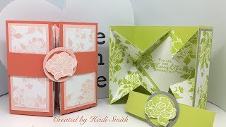 How to make a pop out explosion gatefold card Fun Fold CRAFT HOW TO Fun Fold #41 Net Worth