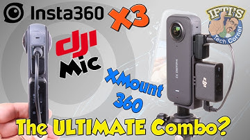 XMount 360 - The Perfect Mounting Solution for Insta360 X3 + DJI Mic!