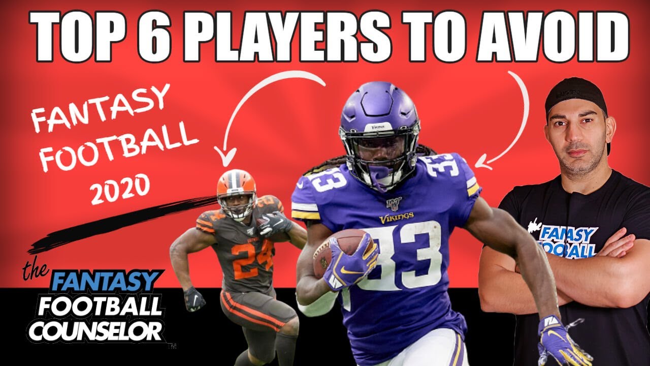 Top 6 Fantasy Football Players to Avoid 2020 YouTube