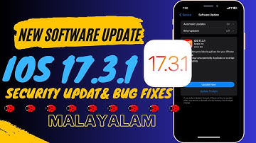 iOS 17.3.1 Released | Bug Fixes | Security Update | iOS 17.3.1 | Malayalam