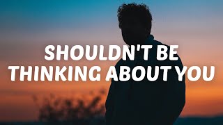 Video thumbnail of "Jamie Grey - Shouldn't Be Thinking About You (Lyrics)"