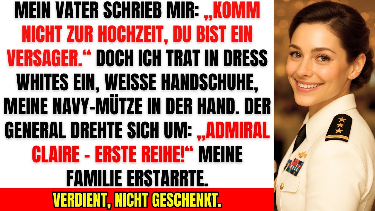 ‚Du bist ein Versager!‘ – Doch bei meiner Hochzeit erhob sich die gesamte Marine für mich