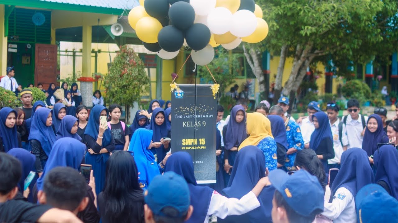 Last Ceremony Kelas 9 SMP Negeri 15 Kendari Tahun 2024